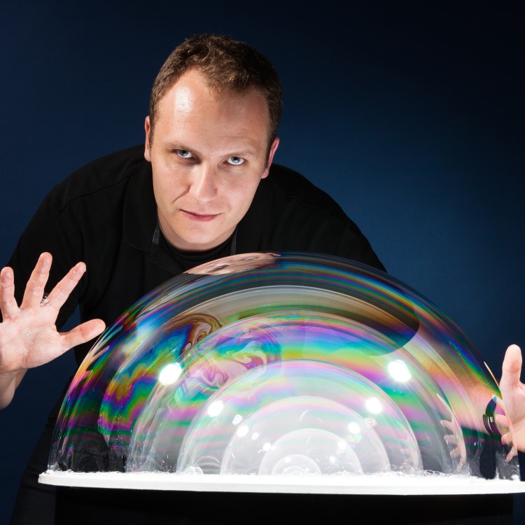 Originální bublinová show - mistr bublinář